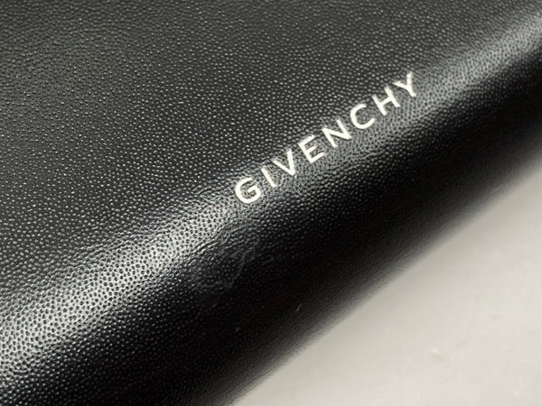 ジバンシィ GIVENCHY MINI WALLET ミニ ウォレット 二つ折り財布 メタル ミニ財布 コンパクト カード コイン ケース 黒 BB60GZB15S 001 財布・ケース メンズ財布 ロゴ ブラック 104W-22