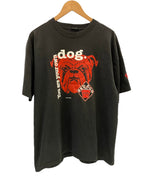 US US古着 90’s 90年代 FRUIT OF THE LOOM BESTタグ RED DOG レッドドッグ アニマルプリント 企業モノ VINTAGE ヴィンテージ XL Tシャツ ブラック LLサイズ 101MT-5057