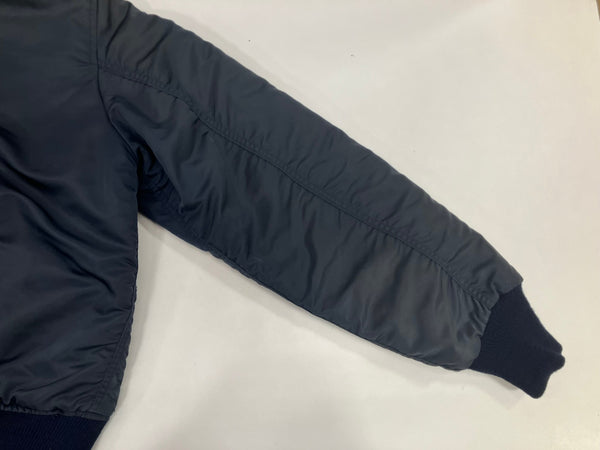 ミリタリー military 80’s 80年代 CORINTH MFG コリンス社製 MA-2 フライトジャケット EMAR ZIP SMALL ジャケット ブラック Sサイズ 101MT-5175