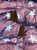 オールウェイズ always do what you should do ダウンジャケット 星柄 紫 青 ジャケット パープル Mサイズ 101MT-5399