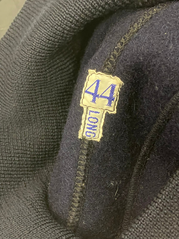 ヴィンテージ vintage 50's 50年代 KING-O-SHEA 襟付き スタジャン バーシティジャケット 袖レザー VARSITY JACKET スタジアム ジャケット ネイビー 101MT-5081