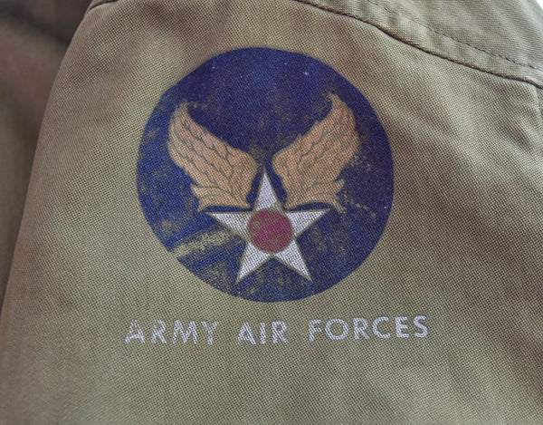 ミリタリー Military 40s U.S.ARMY AIR FORCE B-10 Flight Jacket 40's USAAF フライトジャケット コの字エンド 42 ジャケット カーキ 103MT-3521