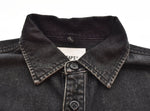 ダブルタップス WTAPS 22AW WCPO 01/LS/COTTON.DENIM ダブルシーピーオー ロングスリーブ コットン デニム シャツ 222WVDT-SHM01  3 ジャケット ブラック 103MT-2469