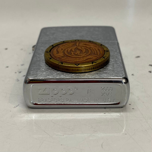【曜日割引対象外】 【中古】ジッポー ZIPPO 2000年製 KEEPER OF THE FLAME 炎の番人 箱付き USA製 メンズジュエリー・アクセサリー その他 シルバー 201goods-748 VB