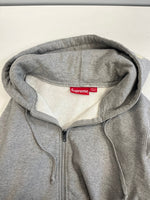 シュプリーム SUPREME 15FW 15AW Hooded Logo Zip Up Parka フードロゴジップアップパーカー 灰 グレー パーカ グレー Sサイズ 101MT-5001
