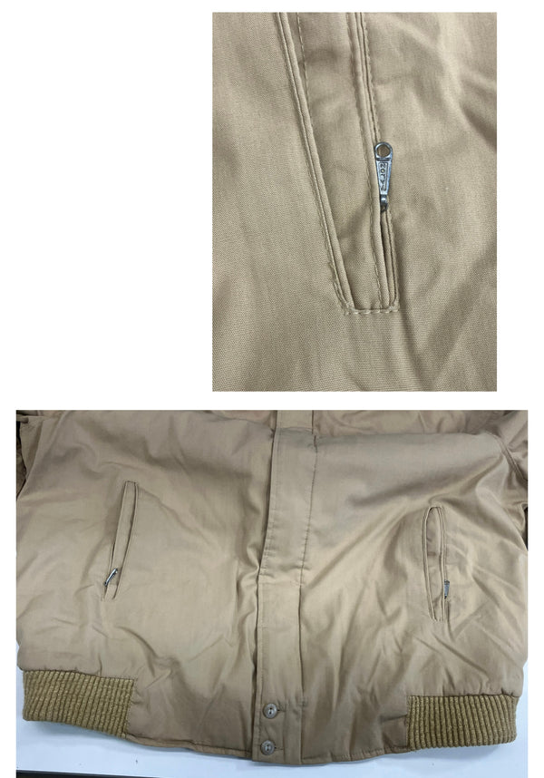 ヴィンテージ vintage 70's 70年代 Varsity by Catalina カタリナ バーシティージャケット ダービージャケット カップショルダー 46 ジャケット ベージュ 101MT-4789