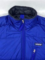 パタゴニア PATAGONIA PUFF JACKET パフ ジャケット ジップアップ アウトドア アウター 青 83990 ジャケット ロゴ ブルー Lサイズ 104MT-1406