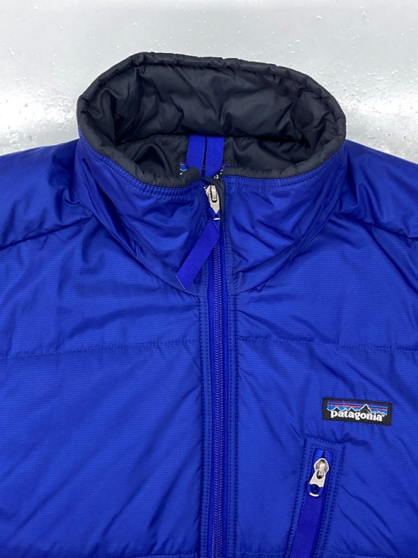 パタゴニア PATAGONIA PUFF JACKET パフ ジャケット ジップアップ アウトドア アウター 青 83990 ジャケット ロゴ ブルー Lサイズ 104MT-1406