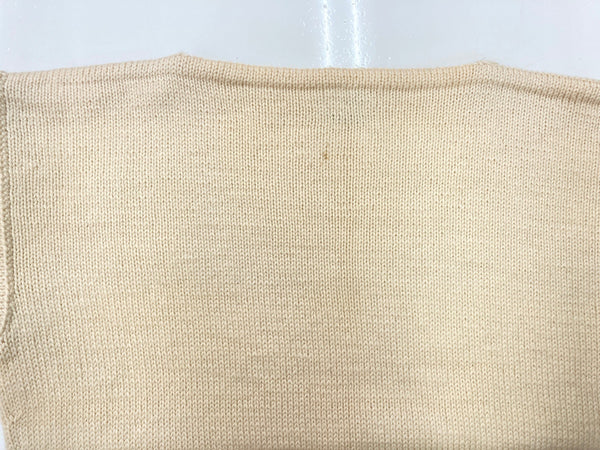 ヴィンテージ vintage Marius 50s 60s 50年代 60年代 ボートネック ノルウェー ニット 生成り 緑 セーター ライン ベージュ 104MT-2241