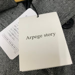 アルページュストーリー Arpege story ジレトレンチ サイドプリーツ ベルト付き ベスト グレー 201LT-456