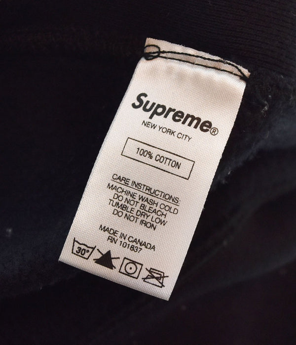 シュプリーム SUPREME 17AW Split Old English Hooded Sweatshirt パーカ ブラック Lサイズ 103MT-2004