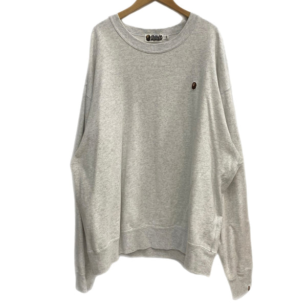 ア ベイシング エイプ A BATHING APE スウェット 霜降りグレー 001SWH701008 スウェット グレー 2XLサイズ 201MT-4615