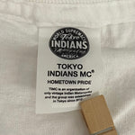 東京インディアンズ TOKYO INDIANS Motorcycle Club L/S Tee ロンT ホワイト XLサイズ 201MT-4404