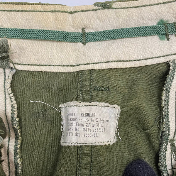 【曜日割引対象外】 ヴィンテージ vintage 70's US.ARMY M-65 WINFIELD社 W31 フィールド 8415-782-2951 カーゴパンツ カーキ Sサイズ 201MB-1112 VB