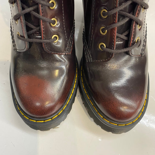 ドクターマーチン Dr.Martens ケンドラ KENDRA レースアップ レディース靴 ブーツ サイドゴア ブラウン 3UKサイズ 201-shoes1430