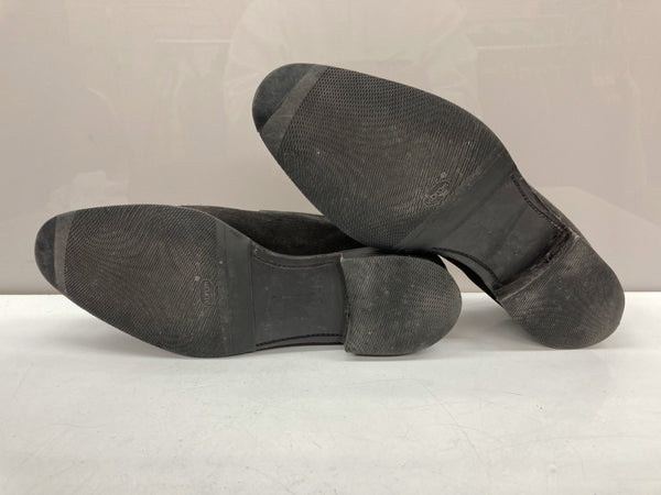 クロケットアンドジョーンズ CROCKETT&JONES KENSINGTON 3 ケンジントン スエード ローファー スリッポン シューズ 黒 26191 メンズ靴 ブーツ デザート ブラック サイズ 7Ｅ 104S-681