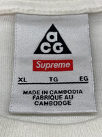 ナイキ NIKE × SUPREME シュプリーム Grid Tee グリッド Tシャツ 白 DO6860-133 Tシャツ プリント ホワイト XLサイズ 104MT-1424