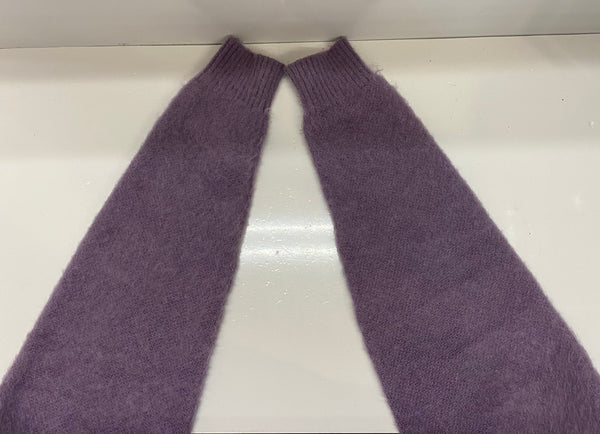 ワコマリア WACKO MARIA モヘヤ ウール混 カーデ ロゴ カーディガン ワンポイント カーディガン パープル Lサイズ 201MT-3708