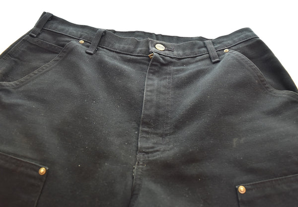 カーハート Carhartt ダブルニーワークパンツ ペインターパンツ B136 デニム ブラック 32 103MB-696