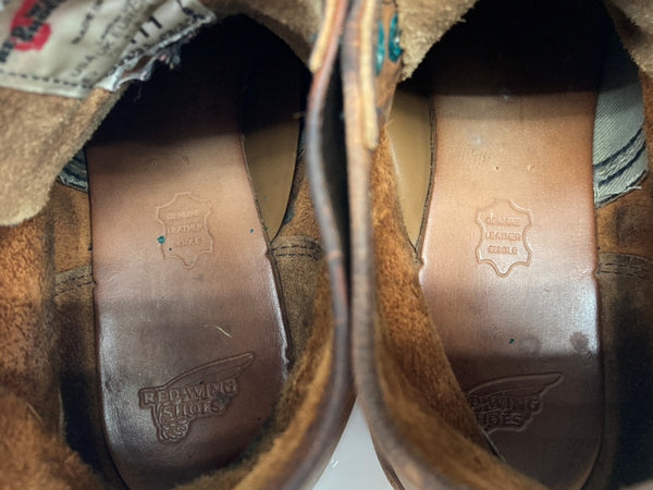 レッドウィング RED WING 6-inch CLASSIC ROUND TOE クラシック ラウンド レースアップ ワークブーツ アウトドア 8 1/2D 茶 9111 メンズ靴 ブーツ ワーク ブラウン 26.5cm 104S-1072