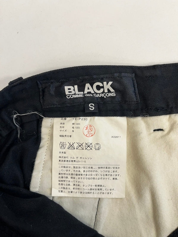 コムデギャルソン COMME des GARCONS ブラック  BLACK サルエルハーフパンツ ショートパンツ 黒 1E-P230 ハーフパンツ ブラック Sサイズ 101MB-742