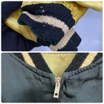 【曜日割引対象外】 ヴィンテージ vintage 50's Souvenir Jacket KOREA SPEED バタフライZIP スカジャン ジャケット ブラック 201MT-3859 VB