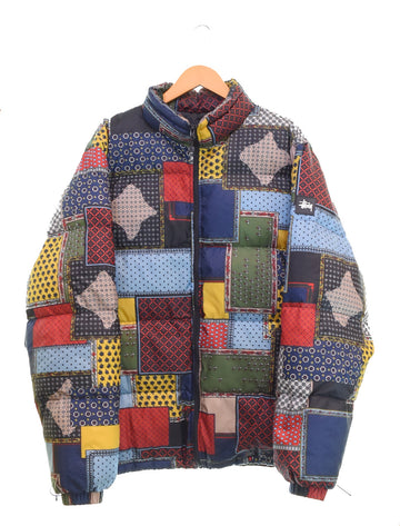 ステューシー STUSSY 19AW Patchwork Puffer Jacket パッチワーク ダウンジャケット ジャケット マルチカラー LLサイズ 103MT-3523
