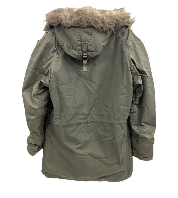 ミリタリー military 80's 80年代 US AIR FORCE USAF 米軍実物 N-3B フライトジャケット TALON ZIP VINTAGE ヴィンテージ ジャケット カーキ 101MT-5083