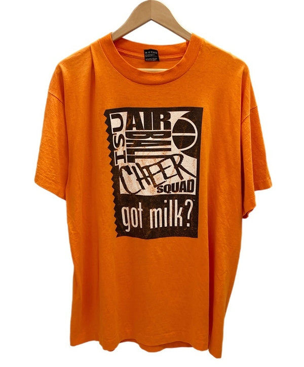 ヴィンテージ VINTAGE  ITEM 90's 90s got milk? T-shirt FRUIT OF THE LOOM フルーツオブザルーム 半袖 XL Tシャツ プリント オレンジ 101MT-2337