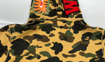 アベイシングエイプ A BATHING APE 1st Camo Shark Full Zip Hoodie シャーク フルジップ フーディー 緑 001ZPJ801009M パーカ カモフラージュ・迷彩 グリーン XLサイズ 104MT-2150