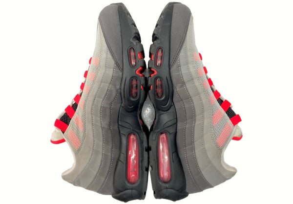 ナイキ NIKE 18年製 AIR MAX 95 OG SOLAR RED エア マックス ソーラー レッド ローカット シューズ灰色 赤 AT2865-100 メンズ靴 スニーカー レッド 27cm 104-shoes532