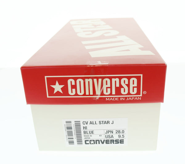 コンバース CONVERSE ALL STAR J HI ハイカット スニーカー 日本製 キャンバス オールスター スニーカー メンズ靴 スニーカー ブルー 9 1/2 28cm 103S-1200
