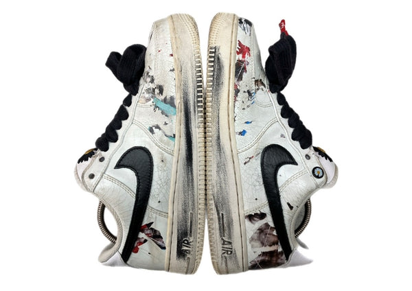 ナイキ NIKE 20年製 × PEACEMINUSONE ピースマイナスワン AIR FORCE 1 PARA-NOISE エア フォース パラノイズ AF1 シューズ 白 DD3223-100 メンズ靴 スニーカー ホワイト 25.5cm 104S-996