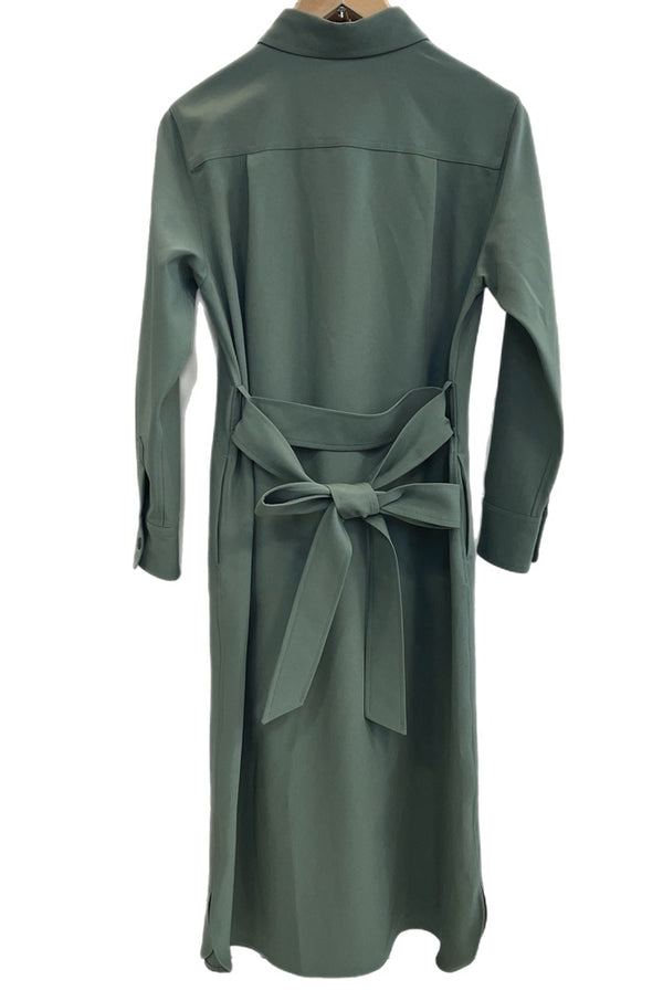 ソージュ SOÉJU SOEJU Soft Ox Series ソフトオックスシャツワンピース S-00-OP-030 長袖シャツ グリーン SSサイズ XS 101LT-132