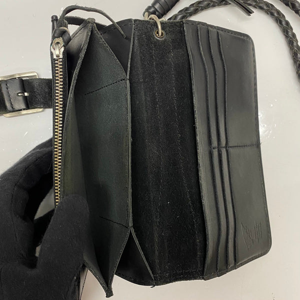 【曜日割引対象外】 レッドウィング RED WING ライダースウォレット レザー 長財布 財布・ケース メンズ財布 ブラック 201goods-720 VB