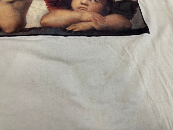 US US古着 90's～ 90年代 Raffaello Santi ラファエロ サンティ 天使たち システィーナの聖母 アートT ART Tee ヴィンテージ vintage XL Tシャツ ホワイト LLサイズ 101MT-4223