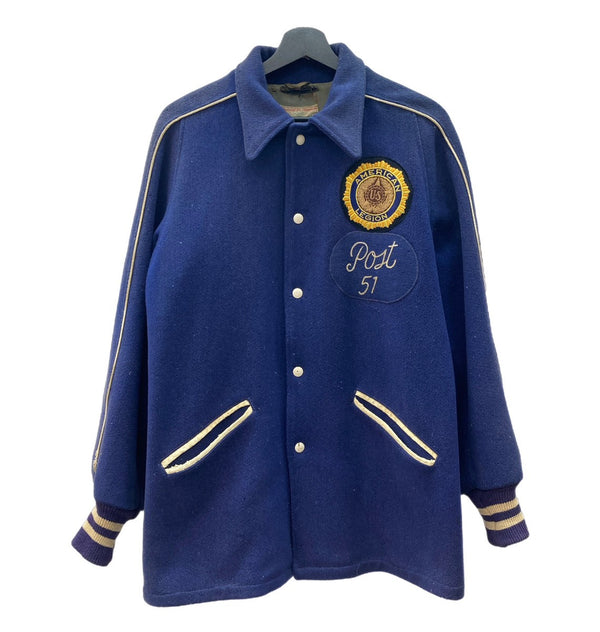 ヴィンテージ vintage 50s 50年代 BUTWIN バトウィン ボタスタ スタジャン アワードジャケット ワッペン フェード 青 ジャケット ブルー 104MT-1986