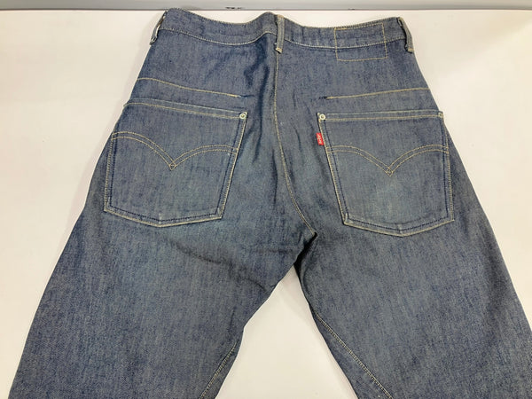リーバイス Levi's 00's Y2K ENGINEERED JEANS REGULAR エンジニアジーンズ 立体裁断  3D 日本製 00001-0835 デニム ブルー 31×32 101MB-747