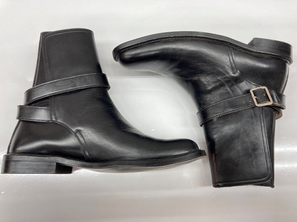 コムデギャルソン COMME des GARCONS トリコ tricot ミドルブーツ ジョッパー ジョードプル BOOTS ベルト レザー 日本製 BLACK 黒 レディース靴 ブーツ エンジニア ブラック SIZE23 1/2 104S-1016