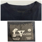 【曜日割引対象外】 ファッションビクティム Fashion Victim 00's SIN CITY CHOPPERS 長袖カットソー シルバー Lサイズ 201MT-4039 VB