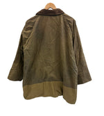バブアー BARBOUR 90's 90年代 3ワラント GAMEFAIR ゲームフェア ワックス コットン オイルドジャケット ハーフコート VINTAGE ヴィンテージ A123 ジャケット カーキ 101MT-5233