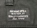 シュプリーム SUPREME Cargo Short カーゴ ショーツ ミリタリー ボタンフライ 黒 無地 ハーフパンツ ブラック サイズ 36 104MB-306