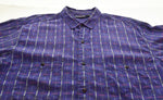 パタゴニア PATAGONIA Patagonia 00's 100% cotton チェック シャツ 長袖シャツ パープル LLサイズ 103MT-2694