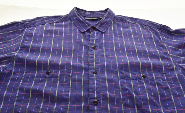 パタゴニア PATAGONIA Patagonia 00's 100% cotton チェック シャツ 長袖シャツ パープル LLサイズ 103MT-2694