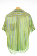 ヴィンテージ Vintage 70s TOWN CRAFT PENNYS 70's コットンポリ 半袖シャツ グリーン Lサイズ 103MT-2913