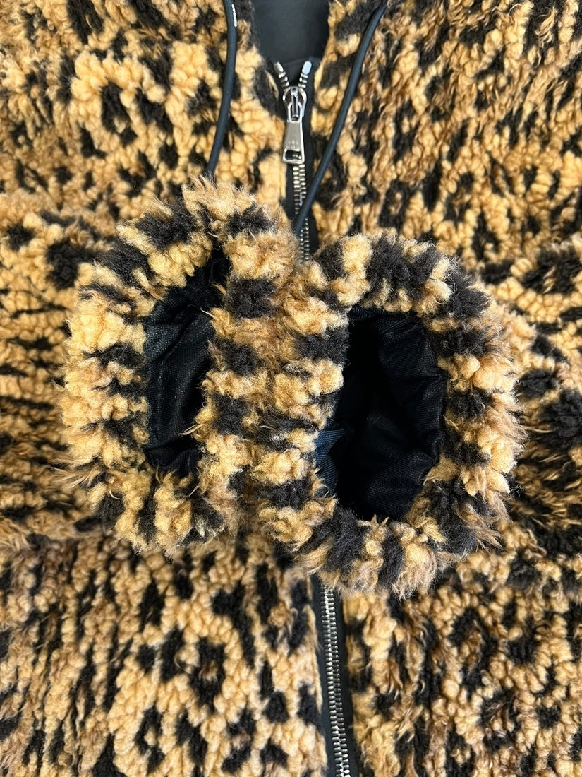 タトラス TATRAS ボアパーカー ボアジャケット フーディ ヒョウ柄