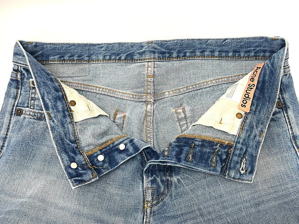 アクネストゥディオズ Acne Studios ストレート ボタンフライ デニム B00260 ブルー 180/88A 32 601MB-11