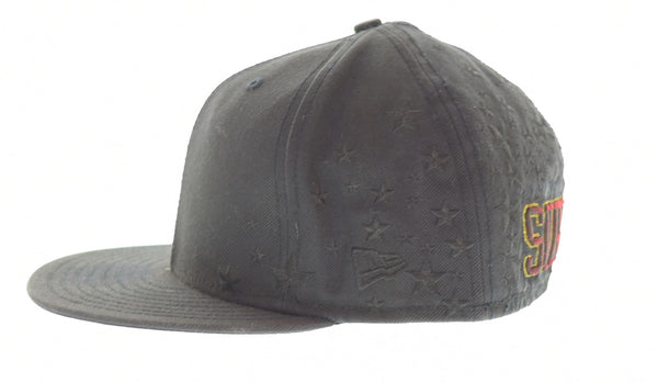 シュプリーム SUPREME 05AW ALL STAR NEW ERA CAP オールスター ニューエラ キャップ 7 1/2 帽子 刺繍 帽子 メンズ帽子 キャップ ブラック 103H-58