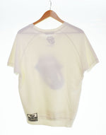 ヒステリックグラマー  HYSTERIC GLAMOUR THE ROLLING STONES ローリングストーンズ 半袖スウェットバンドＴ 白 0221CS04 Tシャツ ホワイト Mサイズ 103MT-2729