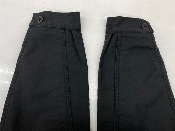 ル・トラヴァイユール・ガリス LE TRAVAILLEUR GALLICE ブラックモールスキン ユーロ フレンチ ワークジャケット カバーオール Vポケ MOLESKIN WORKER JACKET 黒 サイズ 6 ジャケット 無地 ブラック 104MT-1048